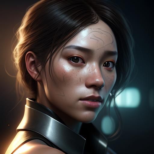 Hyperdetailed Portrait with Dynamic Lighting