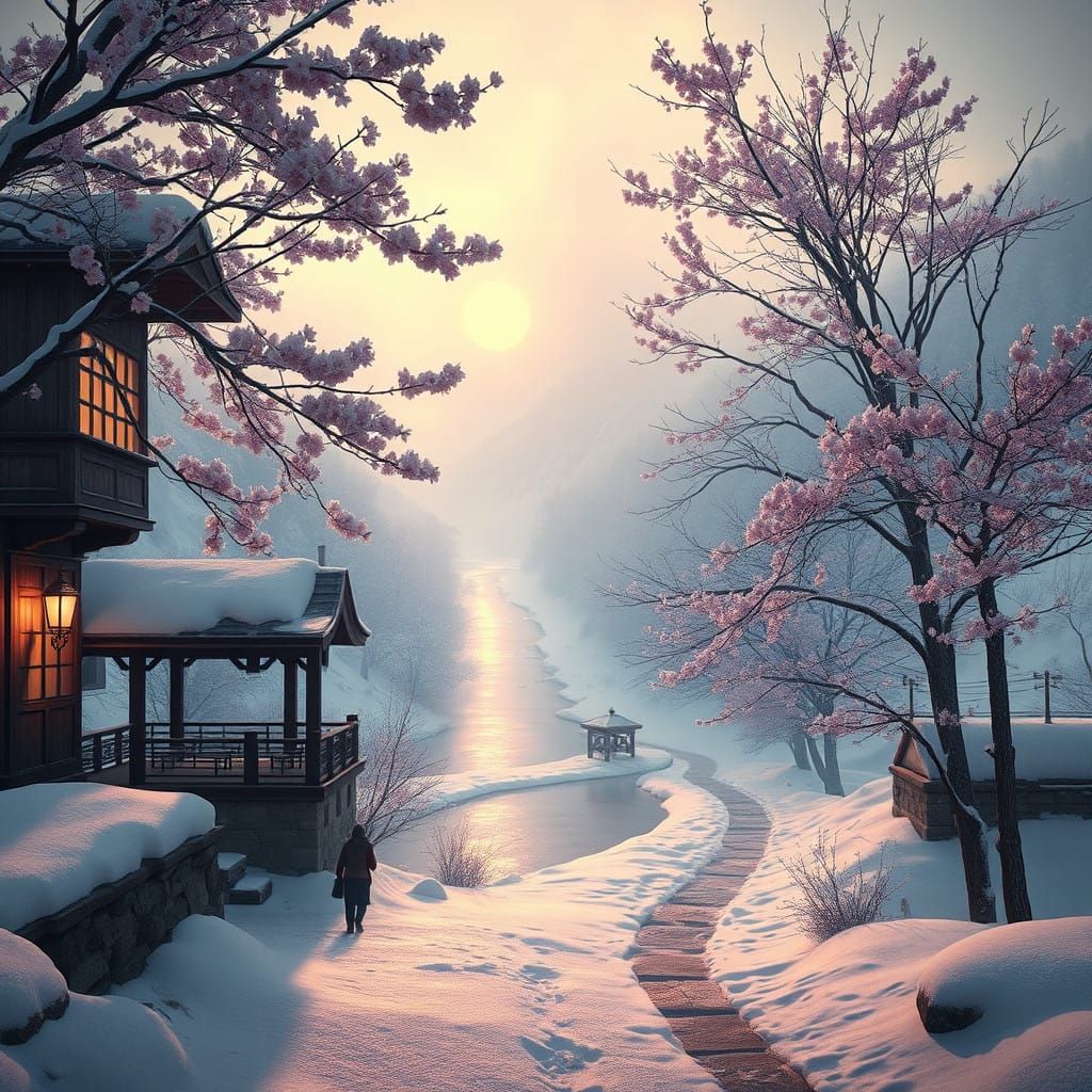 Winter Wonderland in a Haunted Mansion