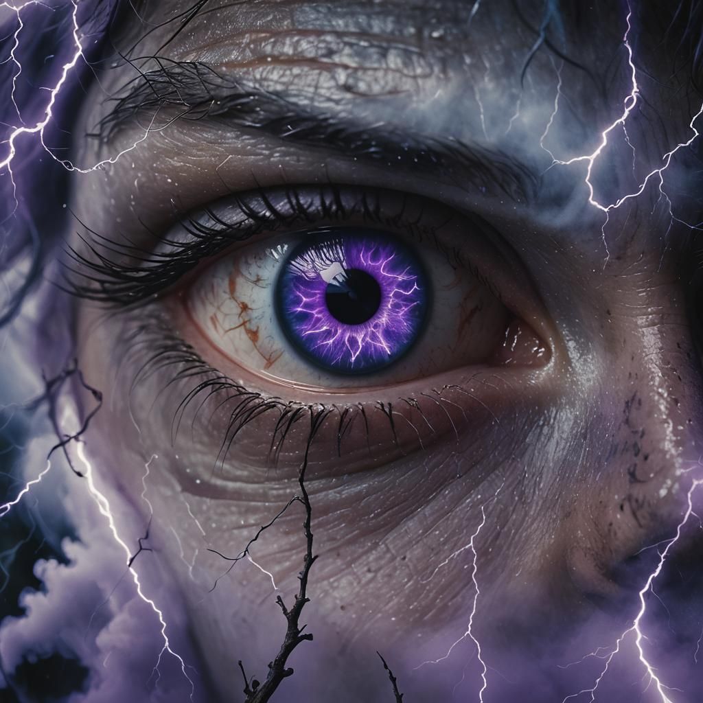 Mysterious Witch's Eye Reveals Electric Lightning Storm