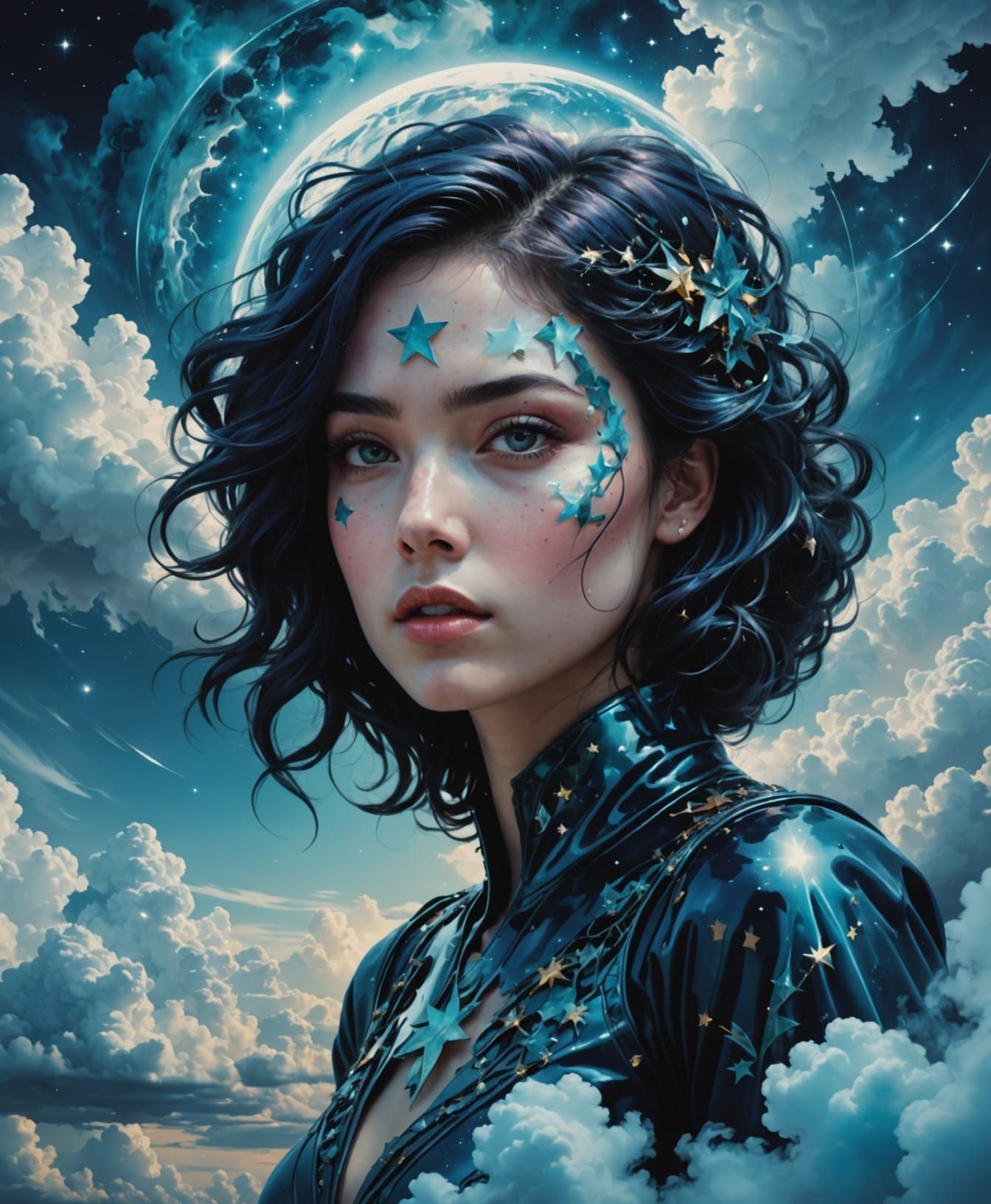 Ethereal Cloud World Photo Illustration