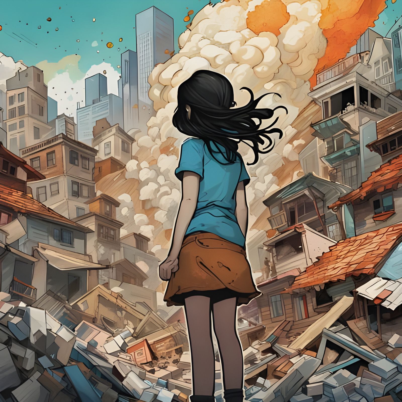 Abstract Rumble: Dynamic Lines and Shapes