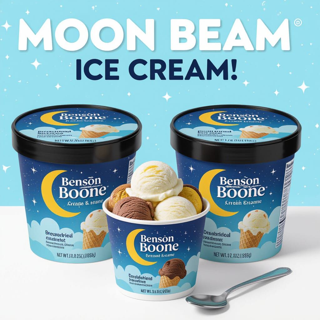 Moon beam ice cream Benson boone