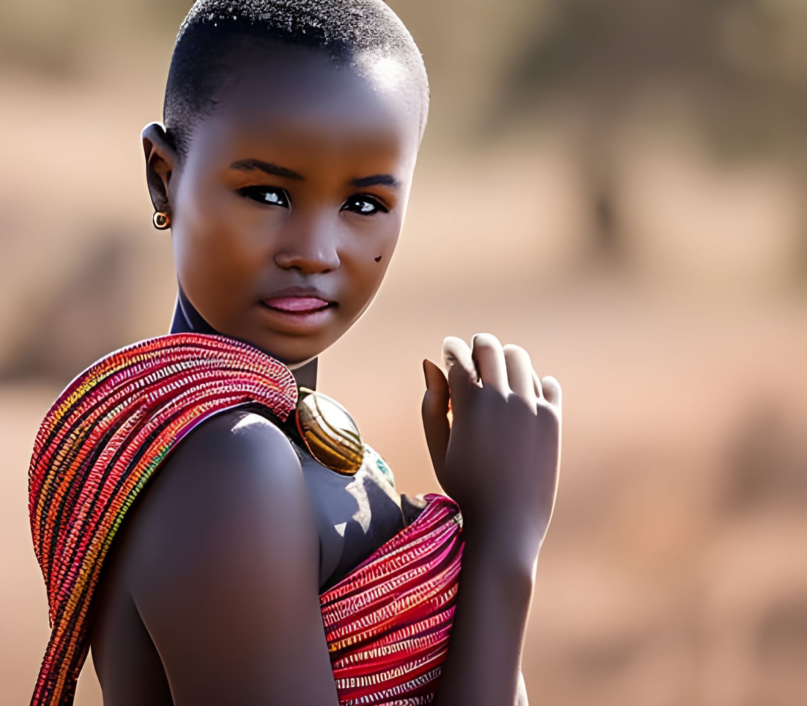 Beautiful African girl