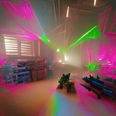 Volumetric Laser Lighting in Unreal Engine