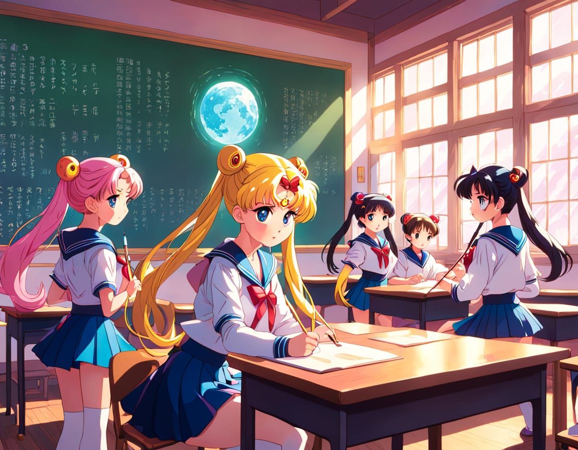 Sailor Moon teaches anime to her young fans