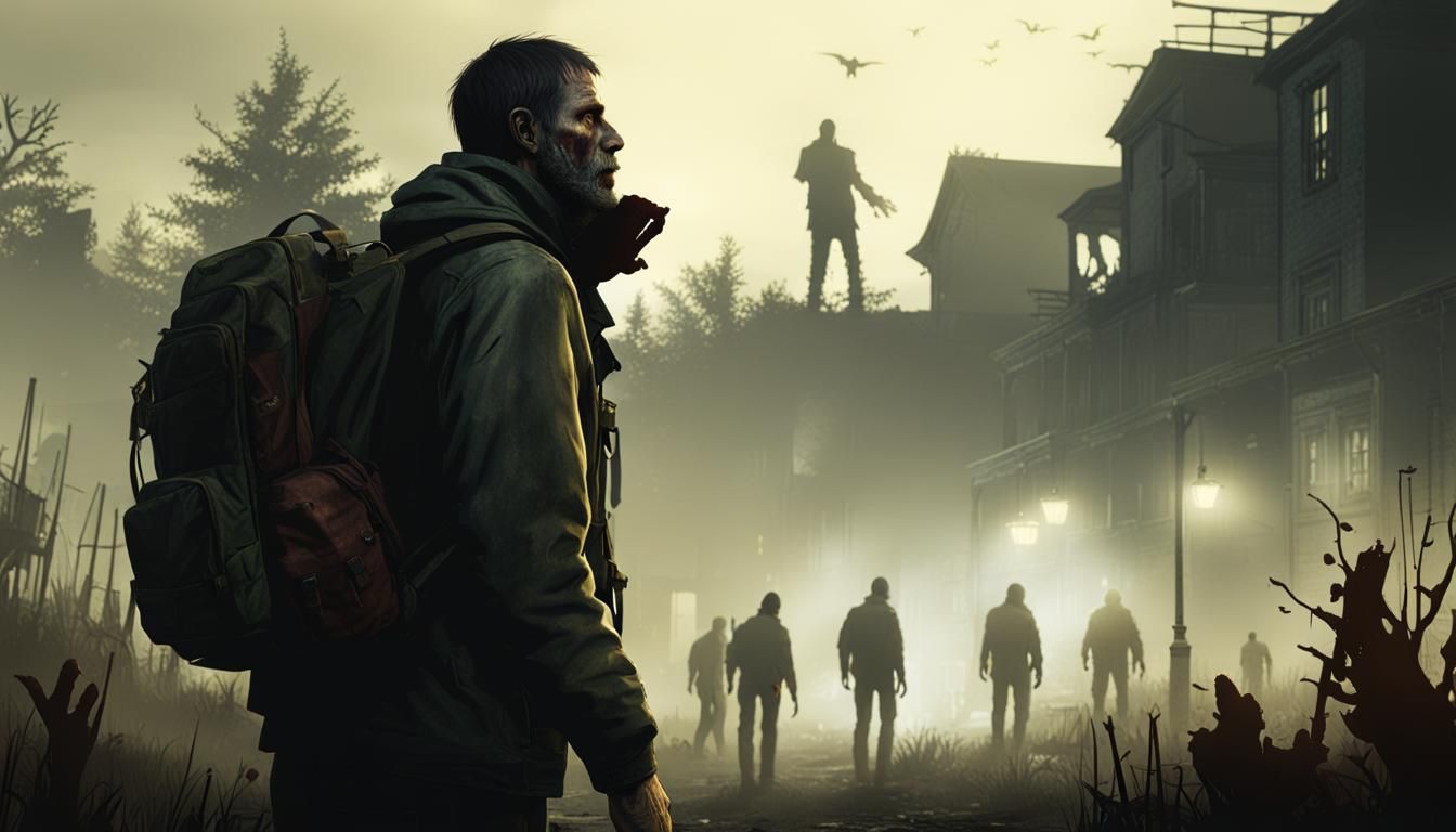 Zombie Town Concept Art in Unreal Engine