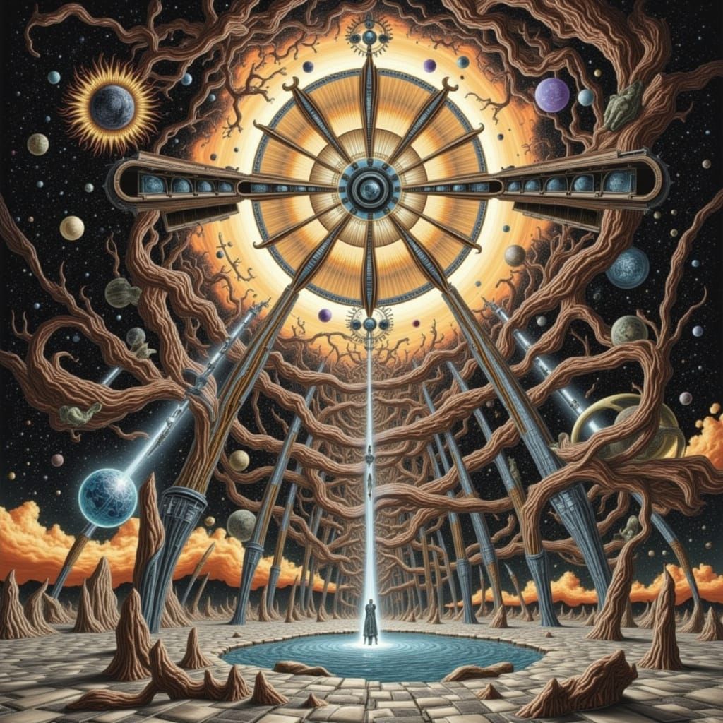 Surreal Architecture Inspired by Geometric Art