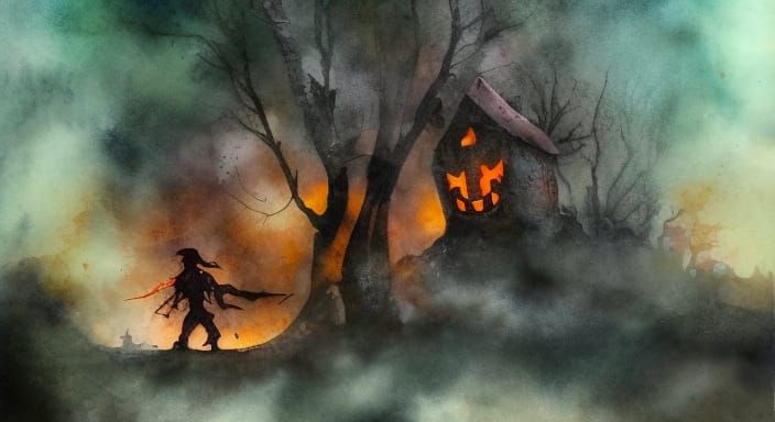 Stringy Jack O'Lantern #28