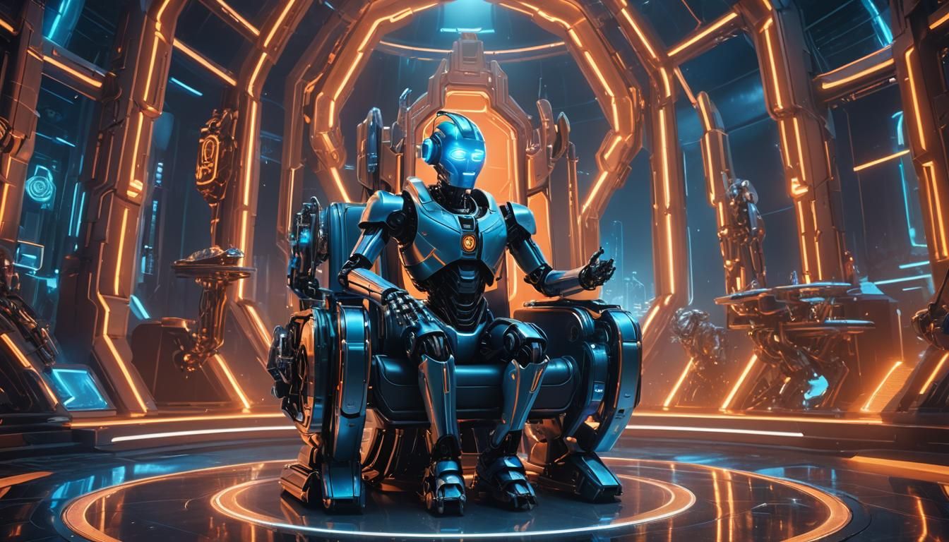 Futuristic Robot Talk Show: Concept Art