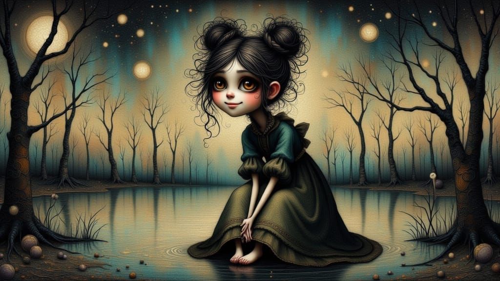 Whimsical Fantasy Creatures and Floating Islands in HDR