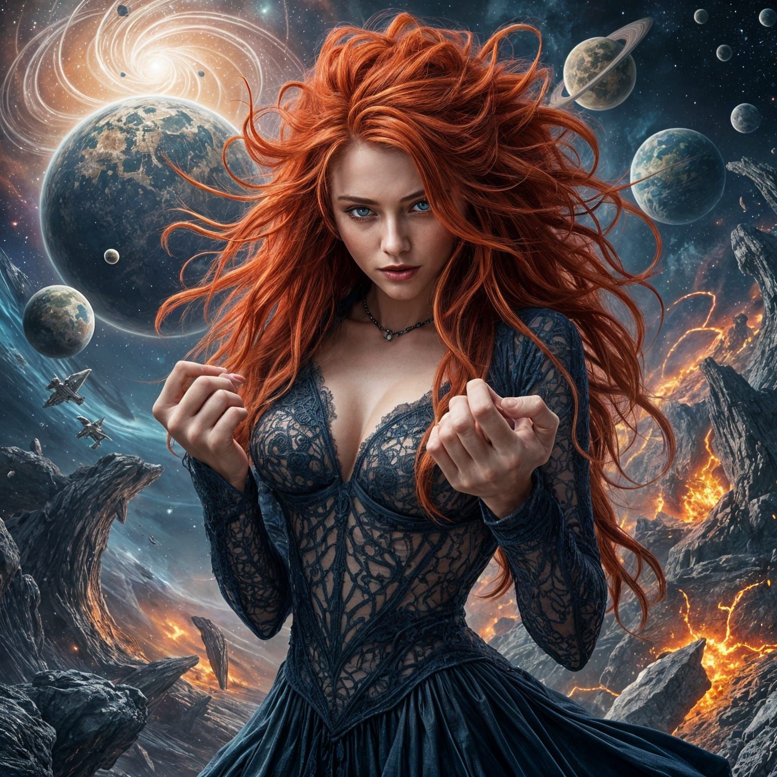 Goddess of Destruction in Dystopian Universe