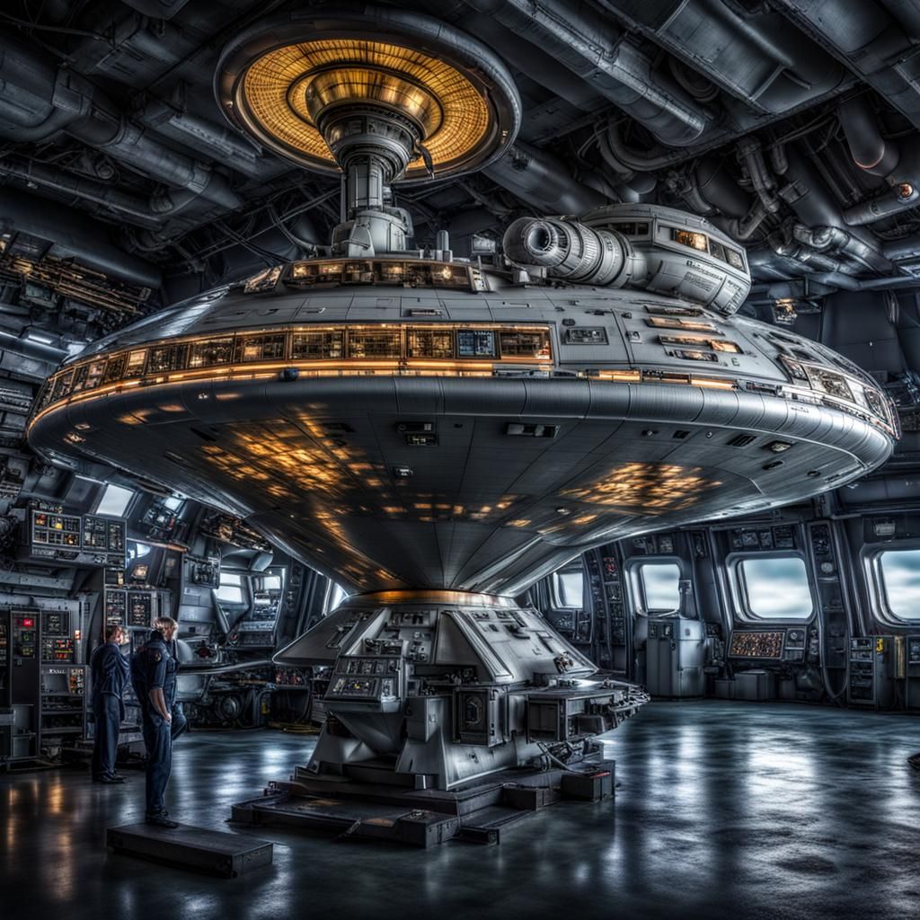 Hyperrealistic USS Enterprise in Cinematic Detail