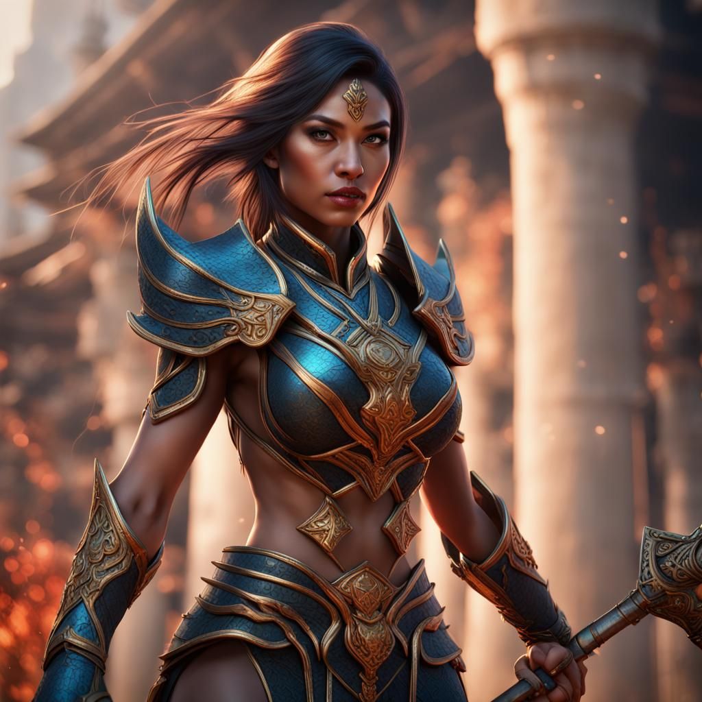 Eldoria's Eternal Sentinel: Fantasy Concept Art