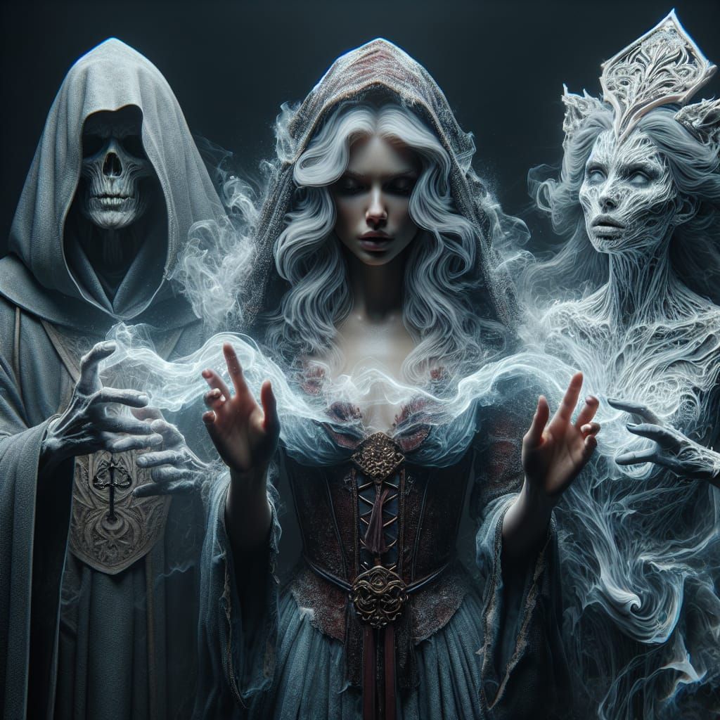 Goddess and Witch Turn Cardinal to Stone