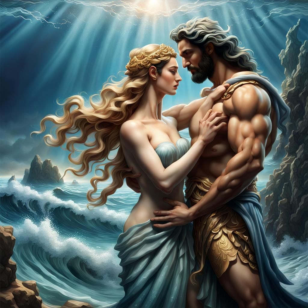 Poseidon and Aphrodite: A Mythological Love Story