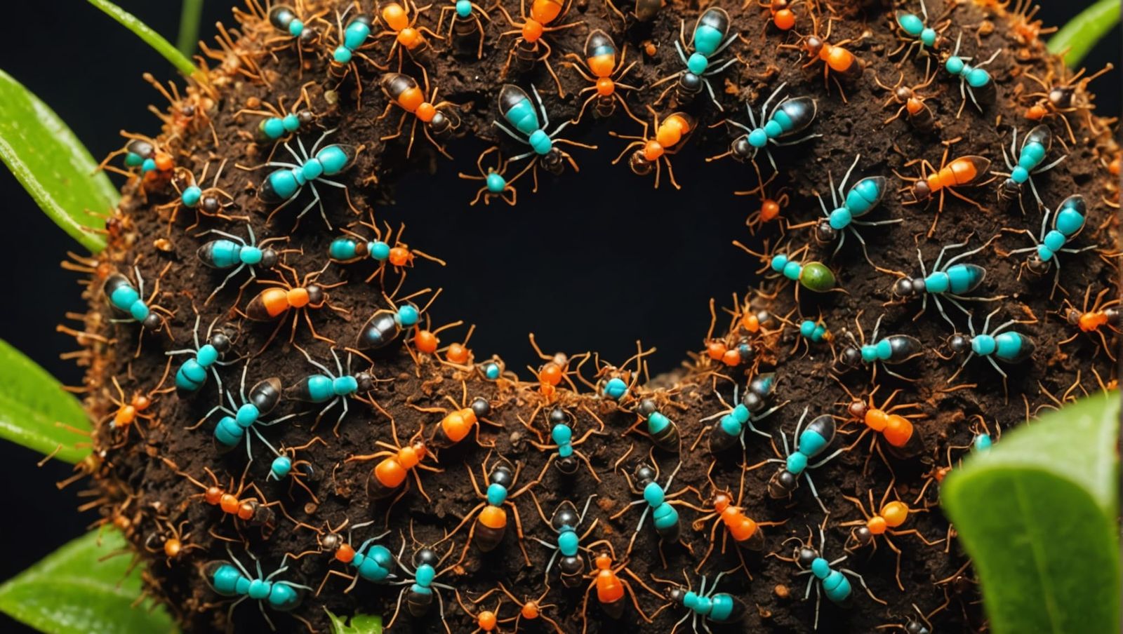 Psychedelic Ant Nest in 4K Resolution