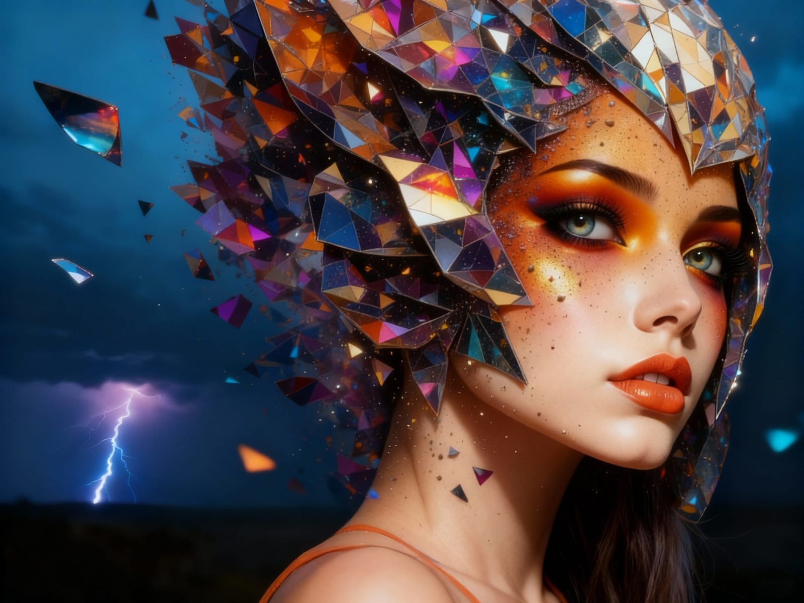 Dissolving Identity in a Shimmering Void