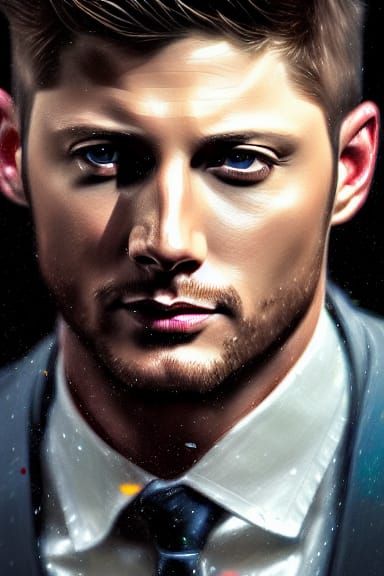 Jensen Ackles Portrait in Artgerm Style