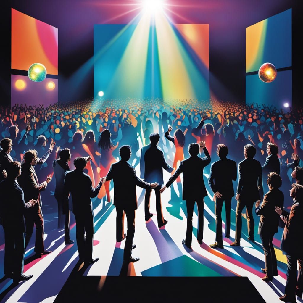 Disco Era Celebration Scene