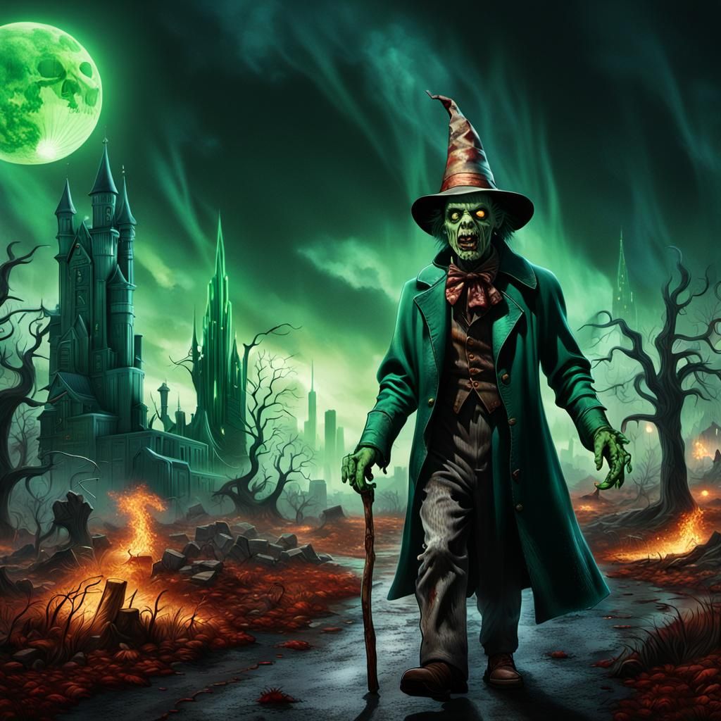 Zombie Wizard of Oz in Dystopian Emerald City