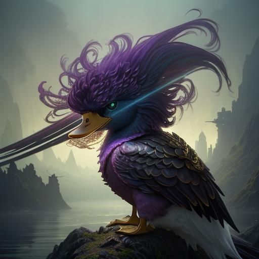 Armored Grape Duck Ready for Battle in Atlantis