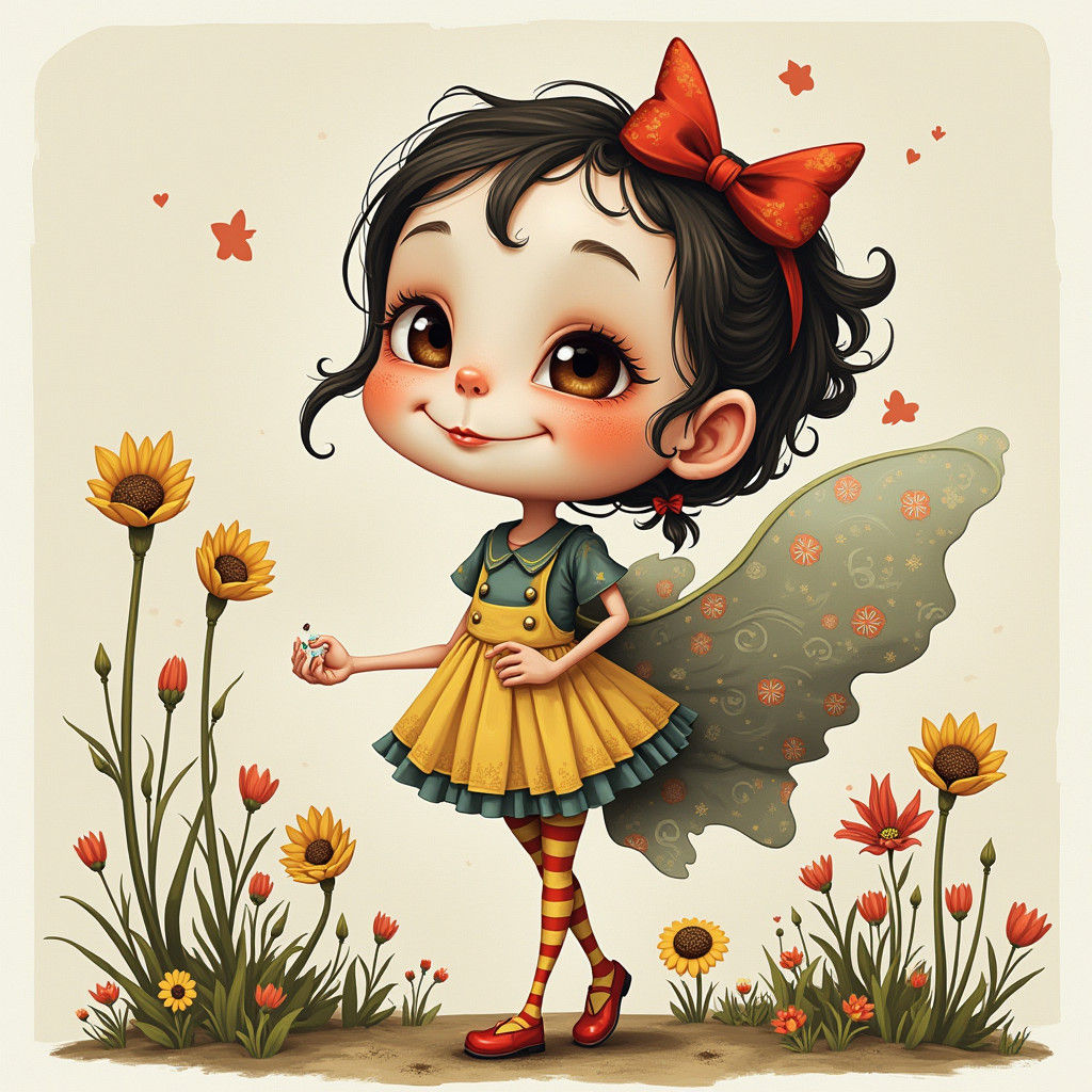 Whimsical Surreal Character Illustration