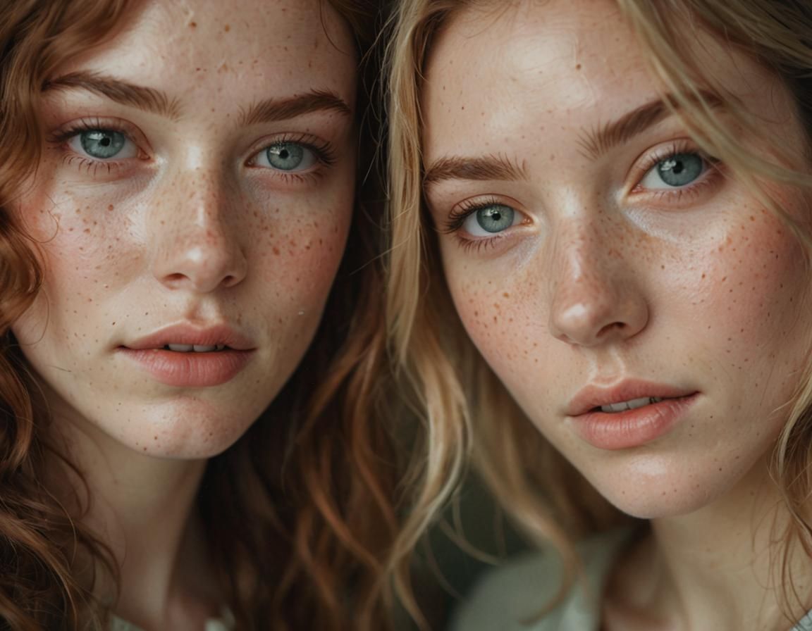 Whimsical Portrait Photography of Two Young Women