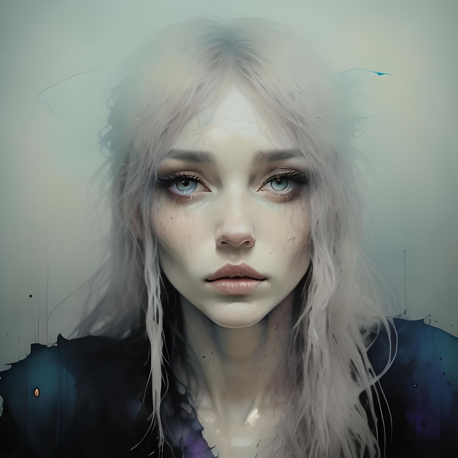 Heavenly Beauty in Ink with Etched Textures