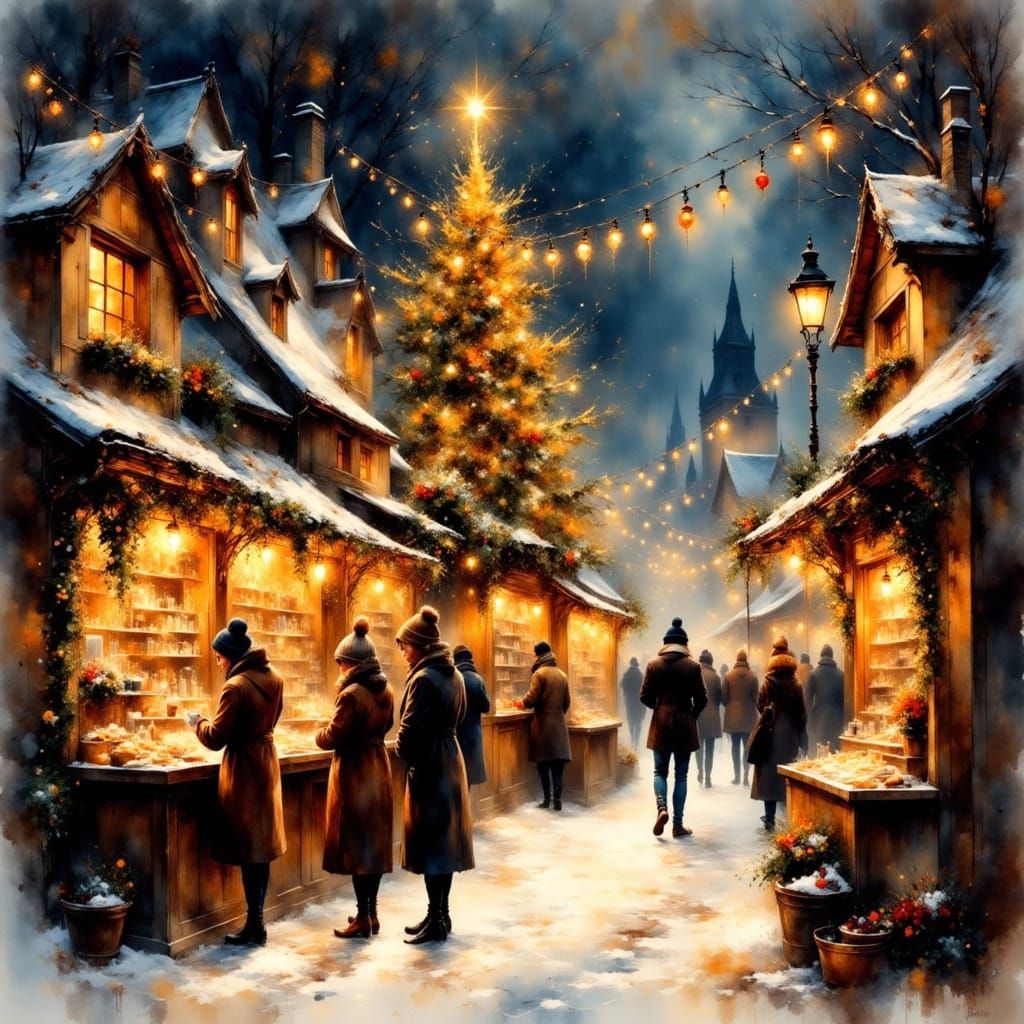 Lumière de Noël sur la Place....