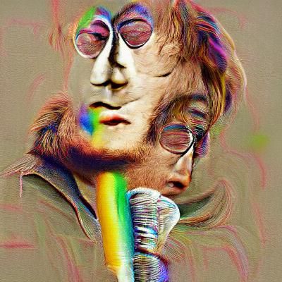 Portrait of John Lennon