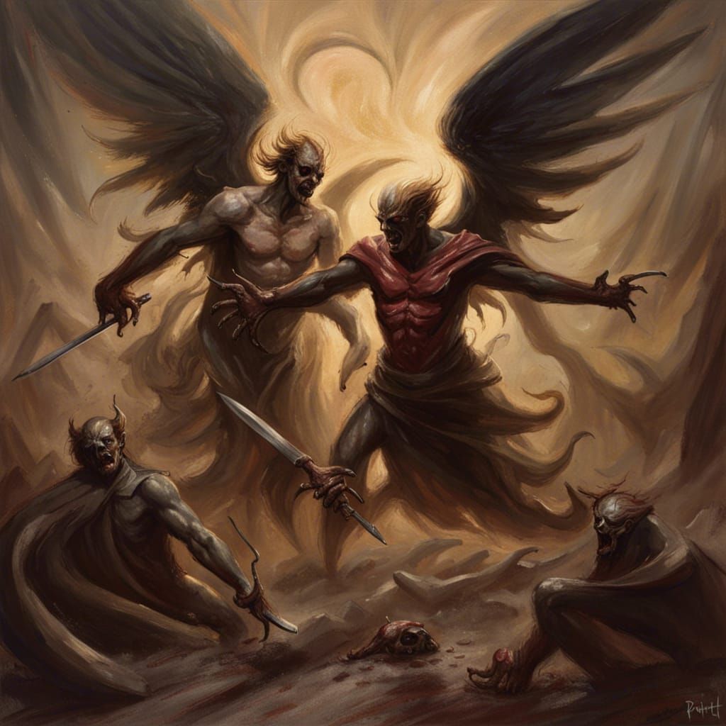 Epic Battle: Demons and Angels Clash