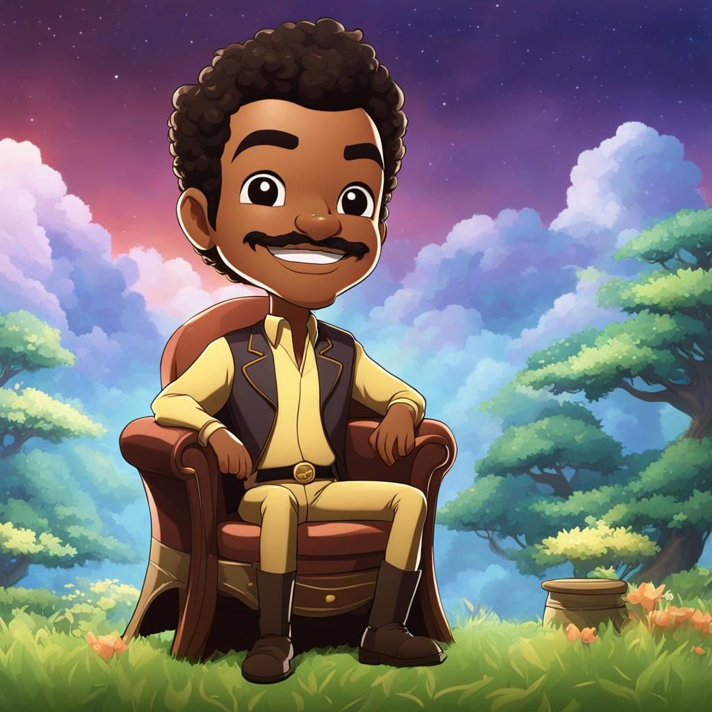 Lando Calrissian on the Portrait Planet