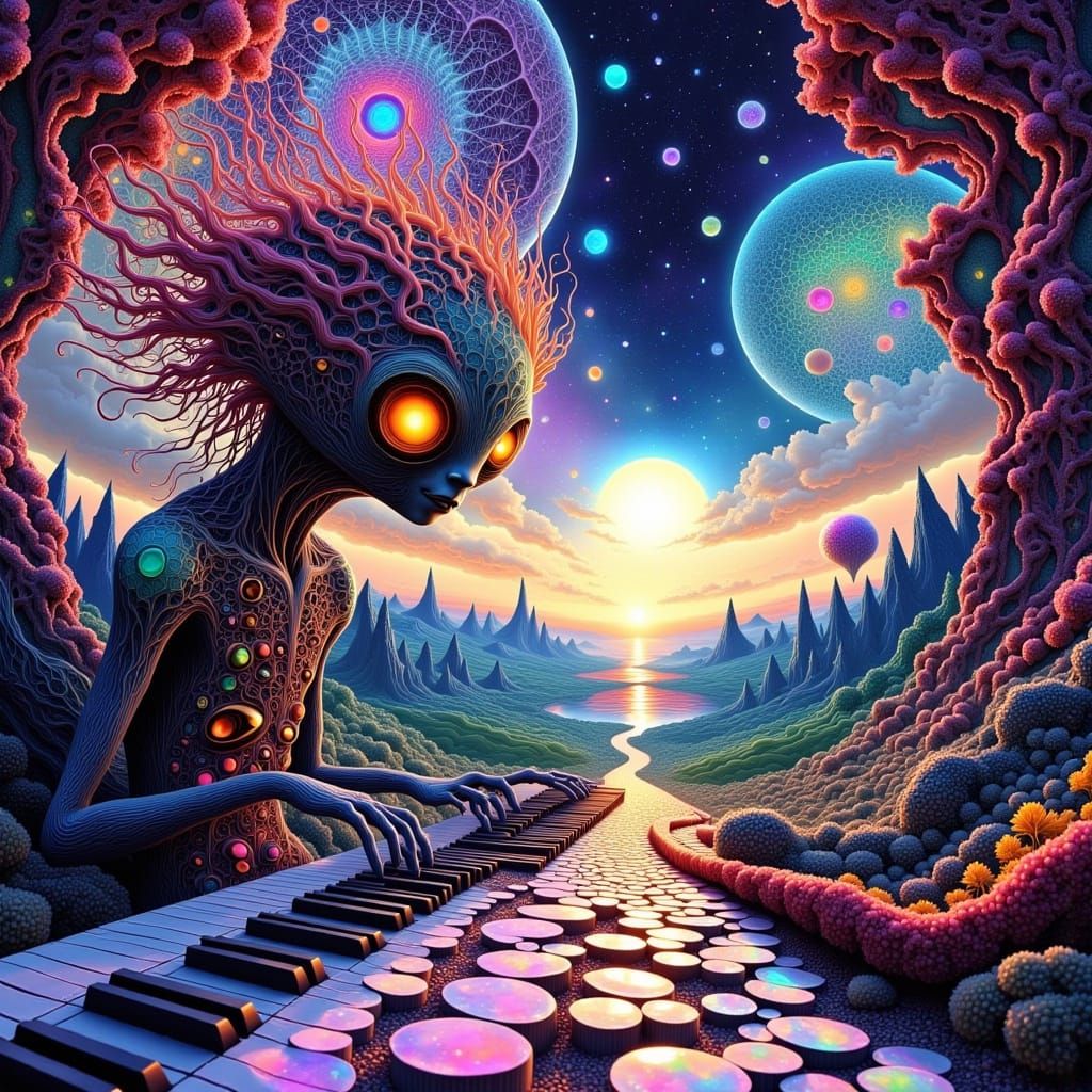 <lora:Mustra:1.0> <lora:Intricacy Vibe:1.0> CLOSEUP FOX Usnea barbata filipendula BEAUTIFUL <lora:divineOil:0.9> GRIDS E...