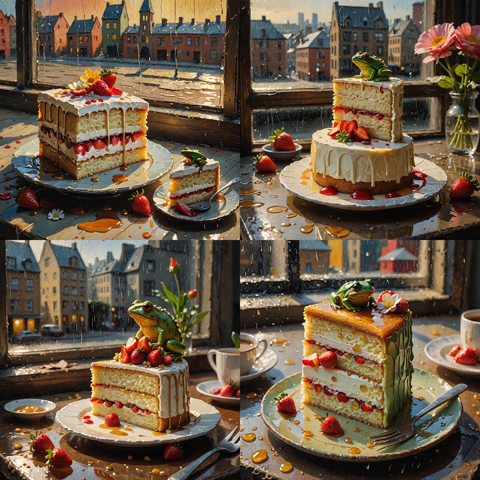 An ultra rich impasto by Paul Klee.A closeup of a beautiful ...