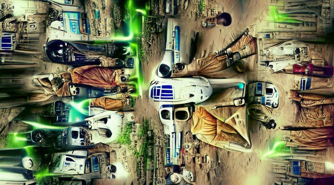 Star Wars Inspired Scene