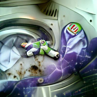 Buzz Lightyear's Laundry Day Mishap