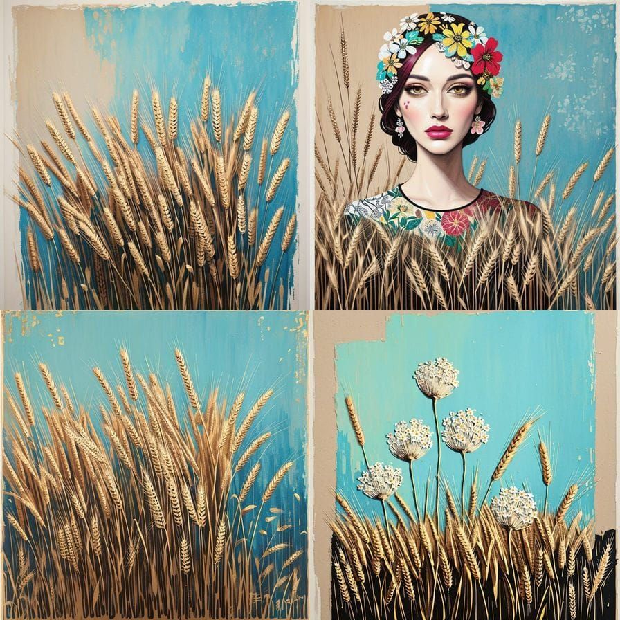 Intricate Floral Masterpiece in Modern Art Style