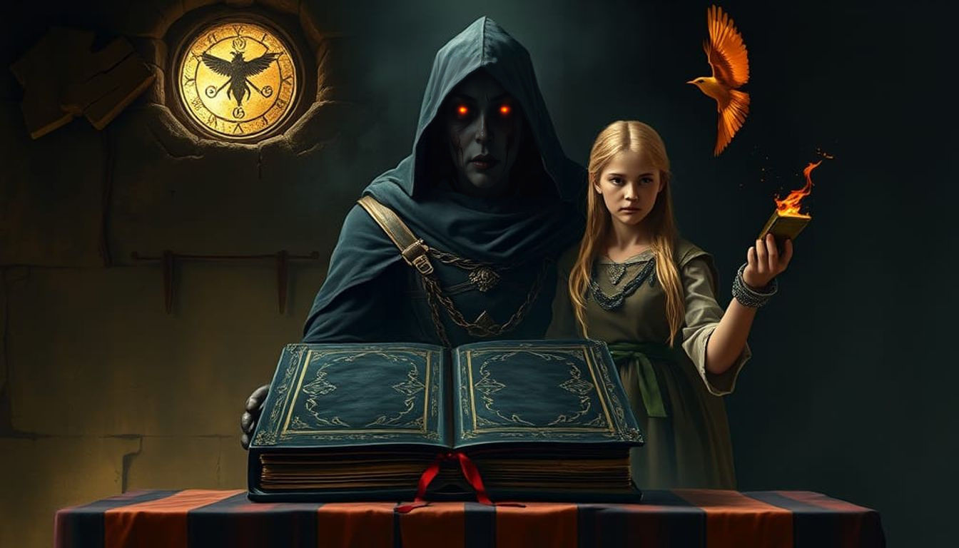 Dark Lord of the Middle Ages Confronts Young Heroine in a My...