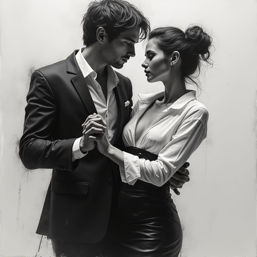 Sultry Women Dance in Tuxedos and Leather