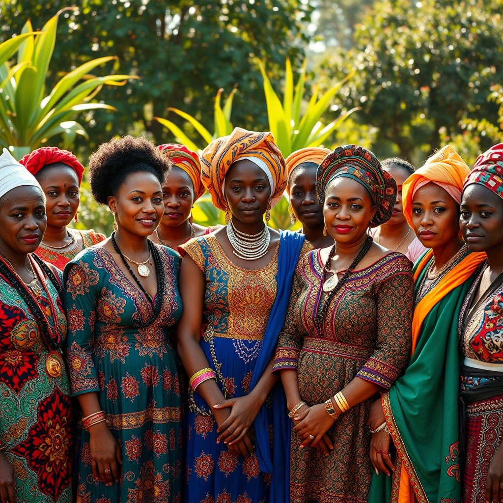 Women from Diverse Cultures Unite in Vibrant Community
