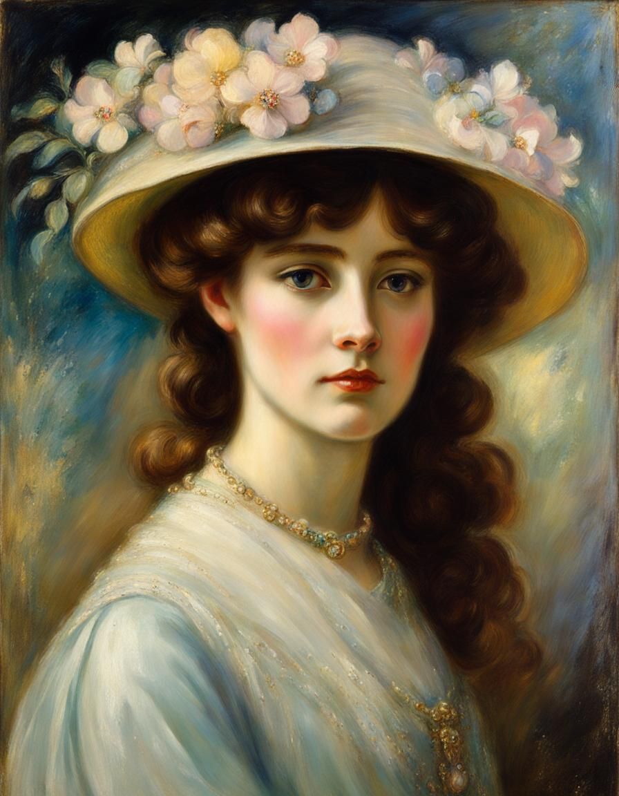 Portrait of a young lady