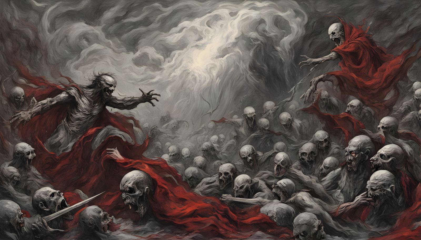 Gothic Nightmare: Eternal Suffering in Darkened Realm