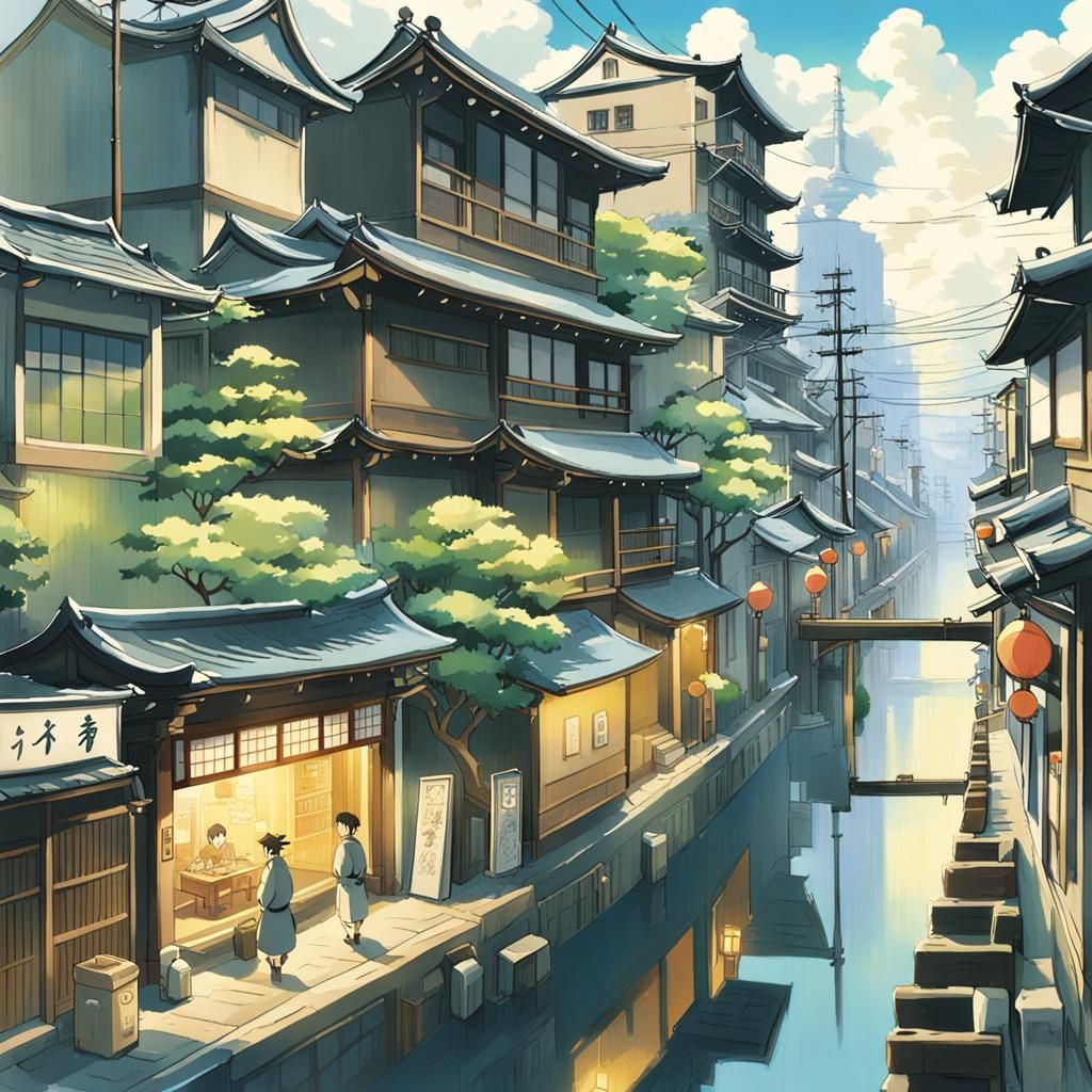 Muromachi Sumi-e Artists Compete: Anime Key Visual