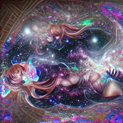 Holographic Cosmic Entity by Pablo Amaringo
