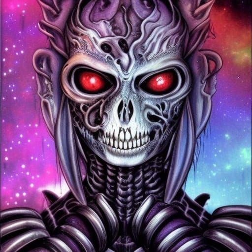 Cosmic Horror Typhon in Dark Sci-Fi Fantasy