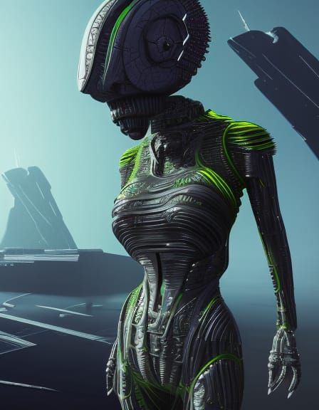 Dangerous Alien Species Borg Queen Mecha