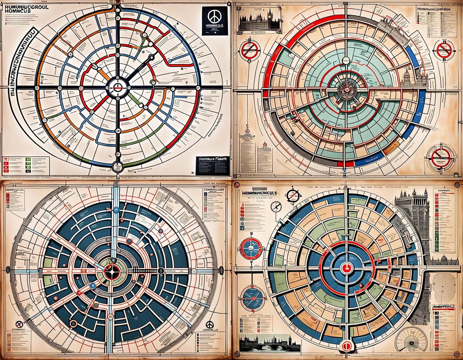 Bizarre Scientific Homunculus Map of London Underground