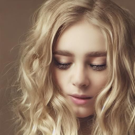 Enchanting Young Swedish Goddess in Ethereal Glow