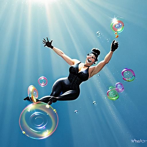 "Wheee!" and "Bubbles!"