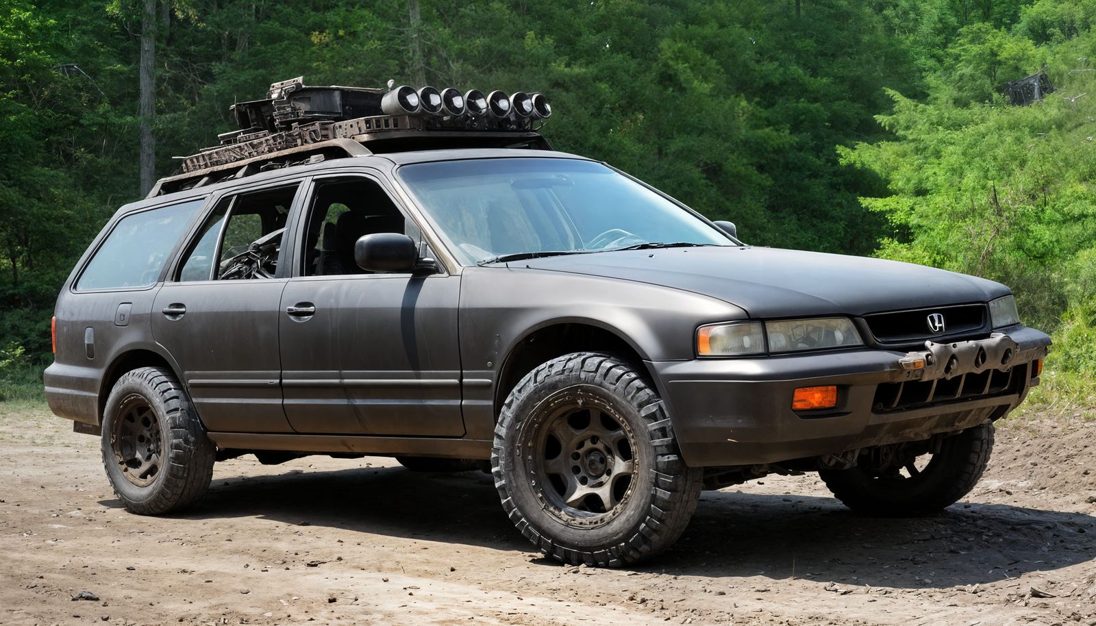 Weaponized 1997 Accord Honda Station Wagon